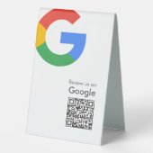 Plaque De Table Panneau de table Google Reviews | Présentoir de ta (Verso)