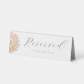 Plaque De Table Panneau de table moderne et simple Sunflower Réser (Verso)