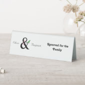 Plaque De Table Panneau de table présentoir avec esperluette éléga (En SItu (Tableau))