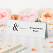Plaque De Table Panneau de table présentoir avec esperluette éléga (In SItu (Mariage))