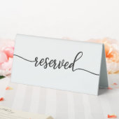 Plaque De Table Panneau de table réservée calligraphié chic simple (In SItu (Mariage))