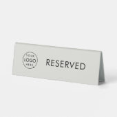 Plaque De Table Panneau de table réservée | Réservation de café-re (Verso)