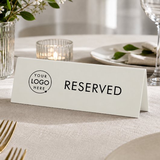 Plaque De Table Panneau de table réservée | Réservation de café-re
