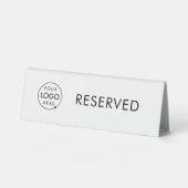 Plaque De Table Panneau de table réservée | Réservation de restaur (Recto)