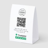 Plaque De Table Panneau de table Trustpilot Reviews | Présentoir Q (Recto)