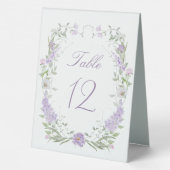 Plaque De Table Panneau de tableau Floral Lavande Lavande (Verso)