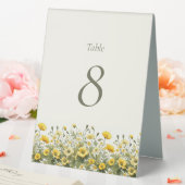 Plaque De Table Panneau de tente Boho Chic Fleur sauvage Table (In SItu (Mariage))