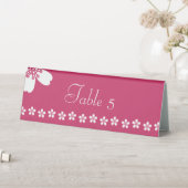Plaque De Table Panneau de tente Charming Sakura en framboise (En SItu (Tableau))