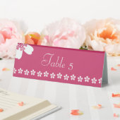 Plaque De Table Panneau de tente Charming Sakura en framboise (In SItu (Mariage))