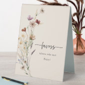 Plaque De Table Panneau de tente de faveur moderne (En SItu (Tableau))