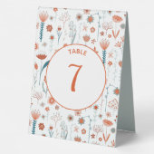 Plaque De Table Panneau de tente de la table Boho pour fleurs d'ét (Verso)