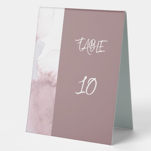 Plaque De Table Panneau de tente de la table d'aquarelle rousse-du (Recto)