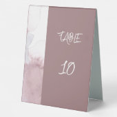 Plaque De Table Panneau de tente de la table d'aquarelle rousse-du (Verso)