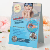 Plaque De Table Panneau de tente de la table des leçons de natatio (In SItu (Mariage))