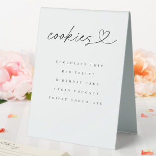 Plaque De Table Panneau de tente de mariage pour table de desserts