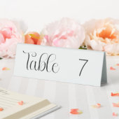 Plaque De Table Panneau de tente de table 6x2 numéro noir (In SItu (Mariage))