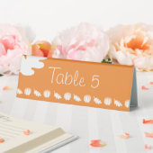 Plaque De Table Panneau de tente de table Citrouille en orange (In SItu (Mariage))