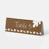 Plaque De Table Panneau de tente de table de patch de citrouille e (Verso)