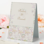 Plaque De Table panneau de tente de table fleurie (In SItu (Mariage))