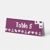 Plaque De Table Panneau de tente de table Mode multijoueur dans le (Verso)