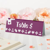 Plaque De Table Panneau de tente de table Mode multijoueur dans le (In SItu (Mariage))