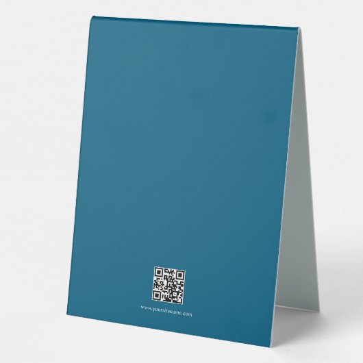 Plaque De Table Panneau de tente de table pour services de comptab (Verso)