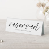 Plaque De Table Panneau de tente de table réservée pour mariage mo (En SItu (Tableau))