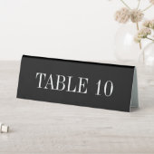 Plaque De Table Panneau de tente de table simple et facile à lire (En SItu (Tableau))