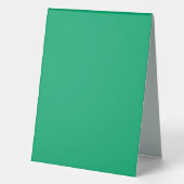Plaque De Table Panneau de tente Emerald Green Custom Table (Recto)