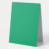 Plaque De Table Panneau de tente Emerald Green Custom Table (Verso)