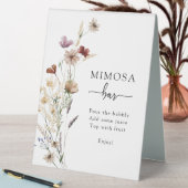 Plaque De Table Panneau de tente fleur sauvage Mimosa Bar (En SItu (Tableau))