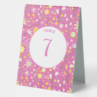 Panneau de tente Fleur sauvage rose botanique