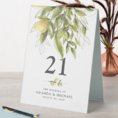 Plaque De Table Panneau de tente Mariage Rustique Citrons verts (En SItu (Tableau))