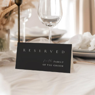 Plaque De Table Panneau de tente minimaliste moderne Mariage Réser