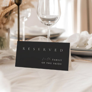 Plaque De Table Panneau de tente minimaliste moderne Mariage Réser