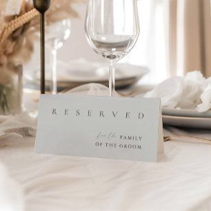 Plaque De Table Panneau de tente minimaliste moderne Mariage Réser