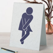 Plaque De Table Panneau de toilettes pour femmes amusantes (En SItu (Tableau))