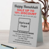 Plaque De Table Panneau de vente d'affaires de Hanukkah sur table (En SItu (Tableau))