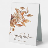 Plaque De Table Panneau du livre d'hôtes Automne (Verso)