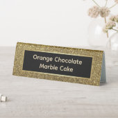 Plaque De Table Panneau élégant de nourriture de buffet (En SItu (Tableau))