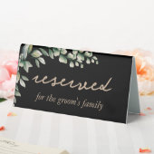 Plaque De Table Panneau élégant feuille de l'eucalyptus réservé (In SItu (Mariage))