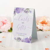 Plaque De Table Panneau Lilac Lavender Cartes et Cadeaux (In SItu (Mariage))