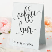 Plaque De Table Panneau Mariage de la tente de la barre de café (In SItu (Mariage))