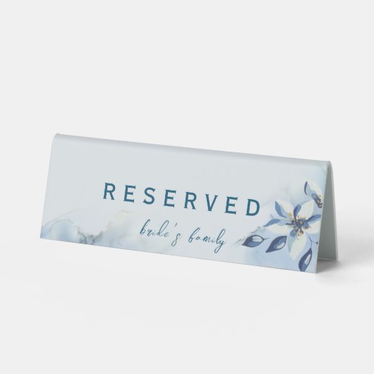 Plaque De Table Panneau Mariage de table réservée (Recto)