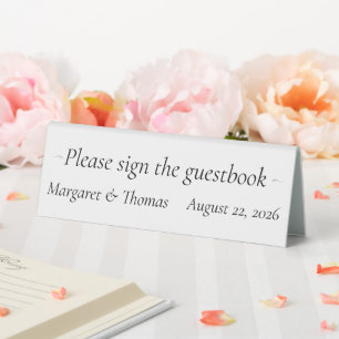 Plaque De Table Panneau Mariage personnalisable Unité Nuptiale