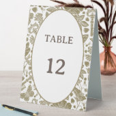 Plaque De Table Panneau Numéro de table mariage (En SItu (Tableau))