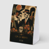 Plaque De Table Panneau personnalisable de Dia De Los Muertos (Verso)