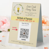 Plaque De Table Panneau Personnaliser la paie ici| Acheter du miel (In SItu (Mariage))