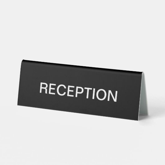 Plaque De Table Panneau Réception Office Ou Bureau Médicale Généri (Verso)