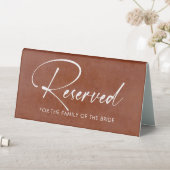 Plaque De Table Panneau Réservé - Mariage - Fête - Entreprise   (En SItu (Tableau))